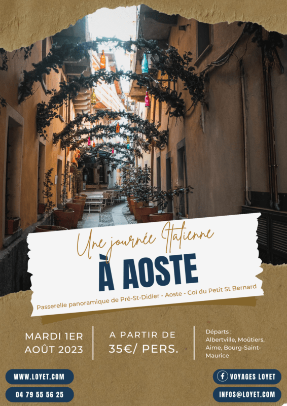 Italie
voyage
autocar
aoste
marché