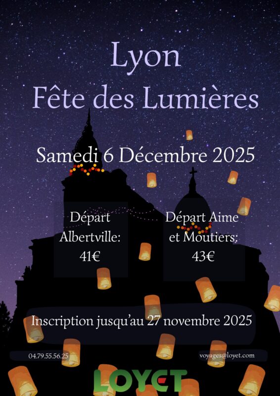 Soirée à la fête des Lumières de Lyon